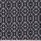 Black/Pewter Diamond Medallion Chevron Techno Crepe Knit Fabric By the Yard